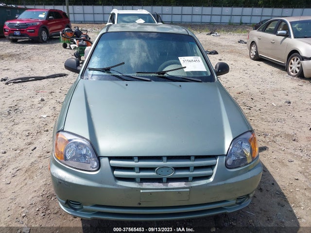 2004 HYUNDAI ACCENT GL VIN: KMHCG45CX4U499077