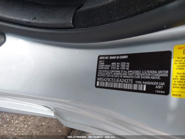 WBS4Z9C53JEA24375 BMW M4