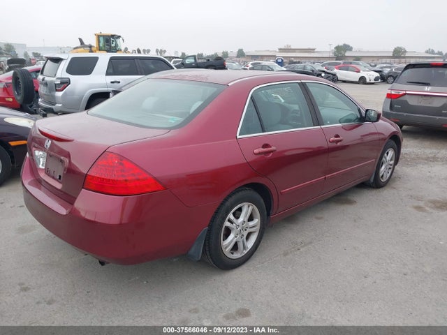2006 HONDA ACCORD SDN LX SE VIN: 1HGCM56376A182655