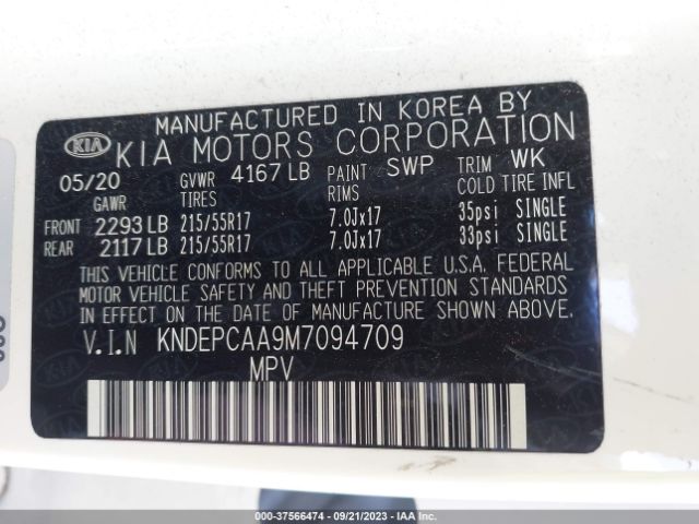 KNDEPCAA9M7094709 KIA Seltos Lx