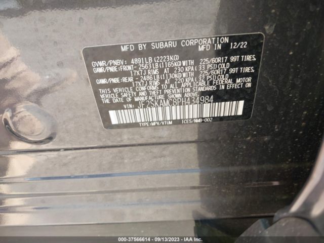 JF2SKAMC8PH434984 Subaru Forester Wilderness