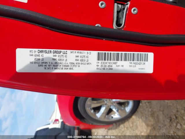 2C3CDXCT4EH134887 Dodge Charger Rt Plus