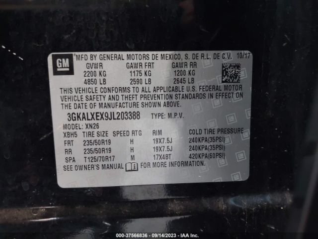 3GKALXEX9JL203388 GMC Terrain Denali