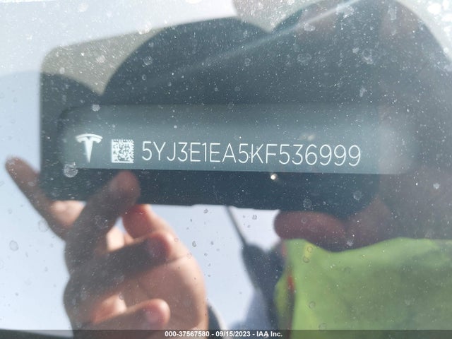 2019 Tesla 3, VIN: 5YJ3E1EA5KF536999