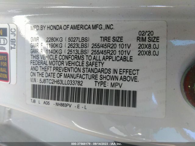 5J8TC2H63LL033782 Acura Rdx A-spec Package