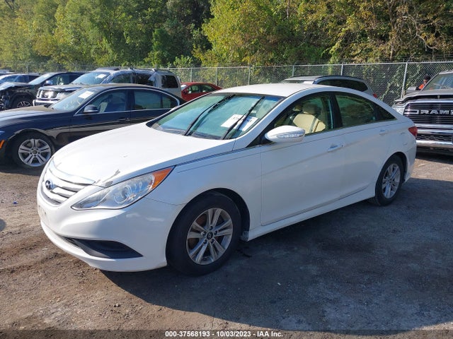 37568193 :رقم المزاد ، 5NPEB4AC6EH824806 vin ، 2014 Hyundai Sonata Gls مزاد بيع