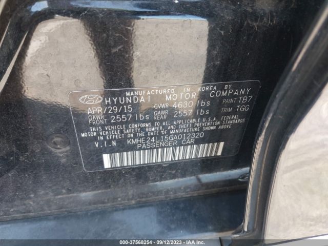 KMHE24L15GA012320 Hyundai Sonata Hybrid Se