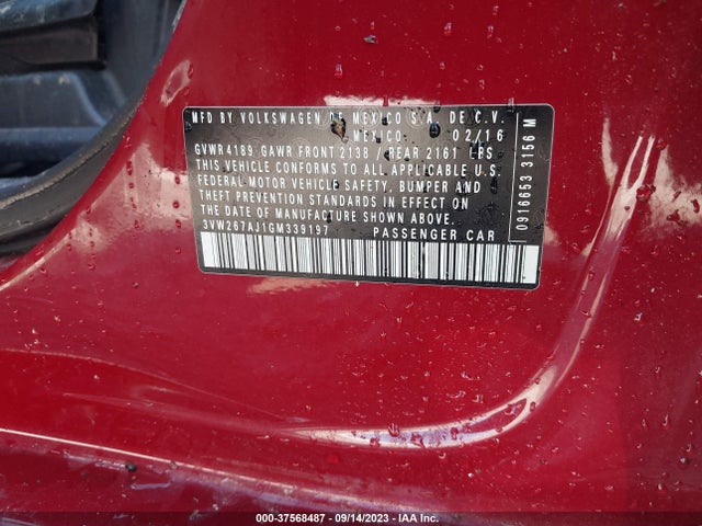 3VW267AJ1GM339197 Volkswagen Jetta Sedan 1.4t S