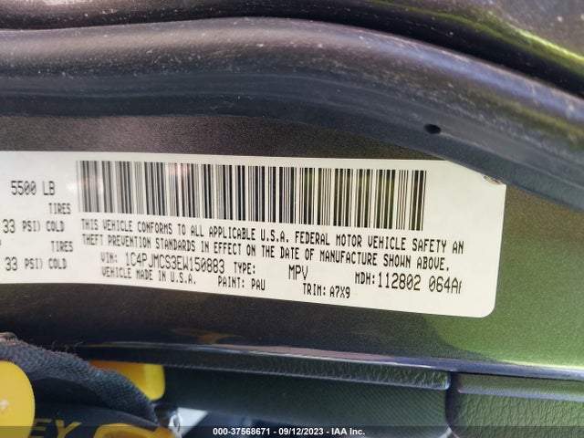 Jeep Cherokee Latitude 2014 1C4PJMCS3EW150883 Image 9