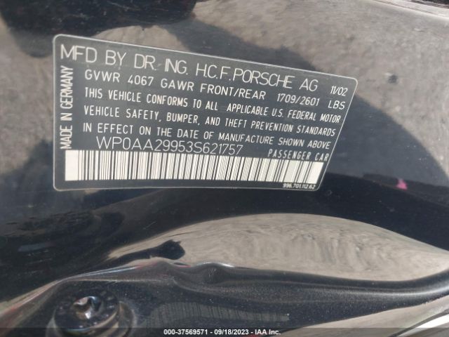 2003 PORSCHE 911 CARRERA WP0AA29953S621757 Photo 8