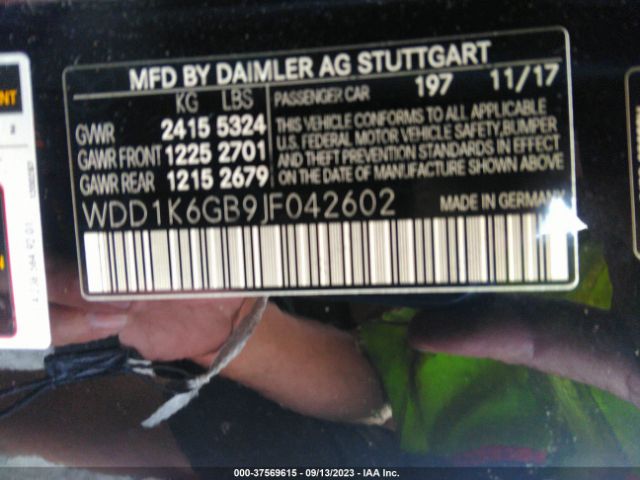 WDD1K6GB9JF042602 Mercedes-Benz E-class E 400