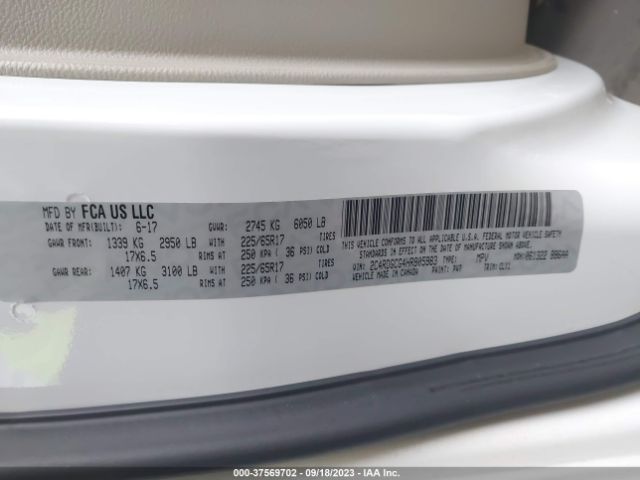 2C4RDGCG4HR805983 Dodge Grand Caravan Sxt