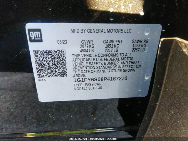Chevrolet Bolt Euv Lt 2023 1G1FY6S08P4167270 Image 9