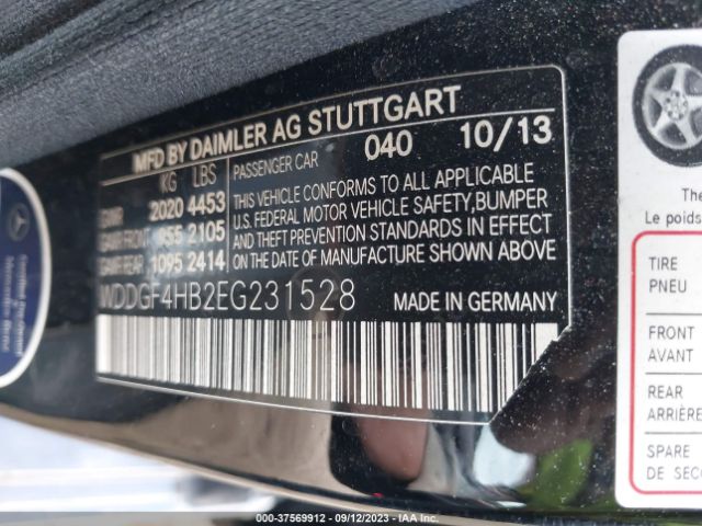 WDDGF4HB2EG231528 Mercedes-Benz C-class C 250