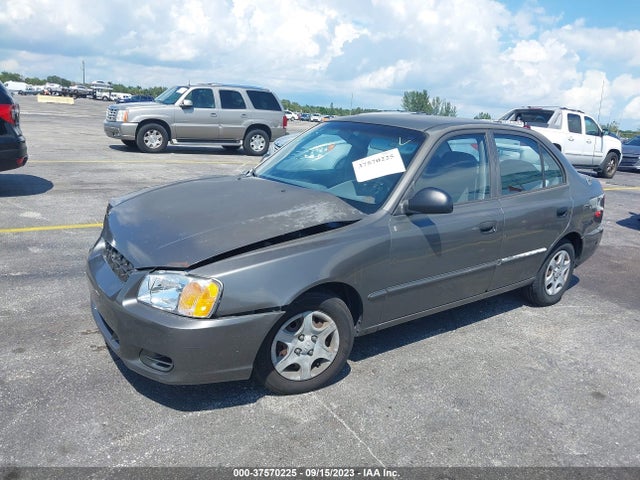 2002 HYUNDAI ACCENT GL VIN: KMHCG45C62U360657