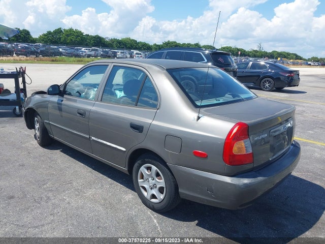 2002 HYUNDAI ACCENT GL VIN: KMHCG45C62U360657