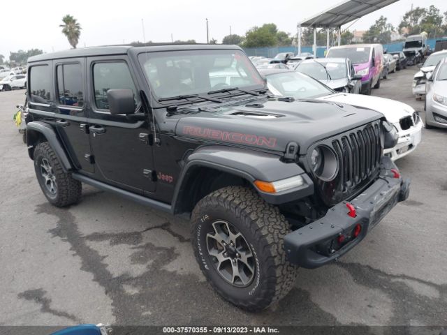 1C4HJXFNXMW506370, 2021 Jeep Wrangler Unlimited Rubicon on IAAI