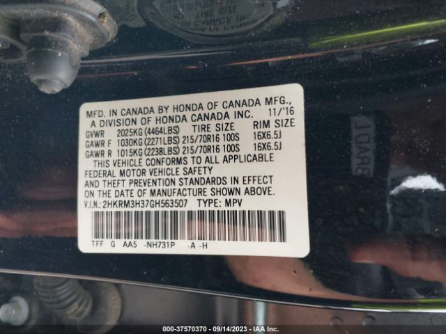 2HKRM3H37GH563507 Honda CR-V LX