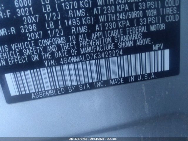 4S4WMALD7K3422024 Subaru Ascent Limited