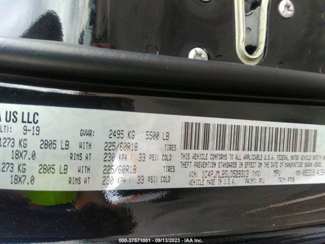 1C4PJMLB5LD529313 Jeep Cherokee Altitude