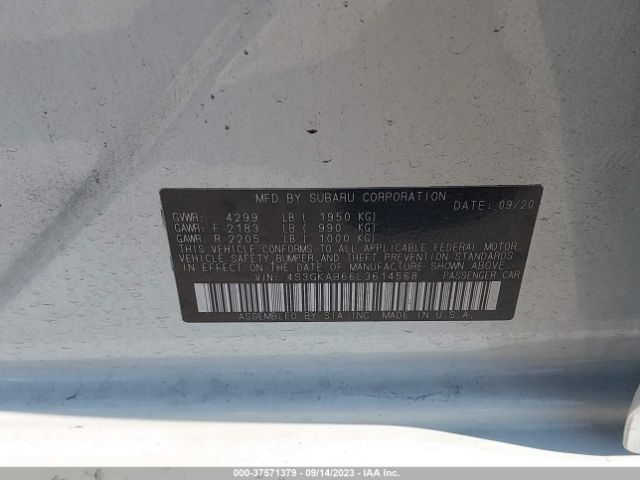 4S3GKAB66L3614568 Subaru Impreza