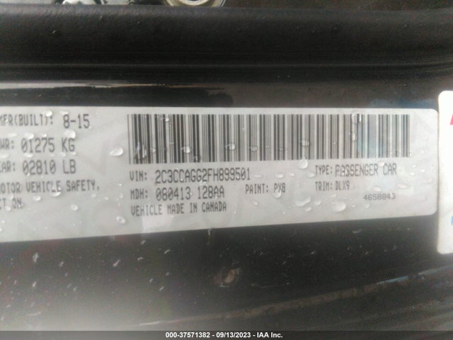 2C3CCAGG2FH899501 Chrysler 300 300s