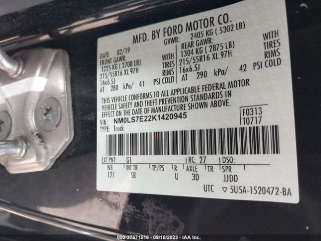 NM0LS7E22K1420945 Ford Transit Connect Xl