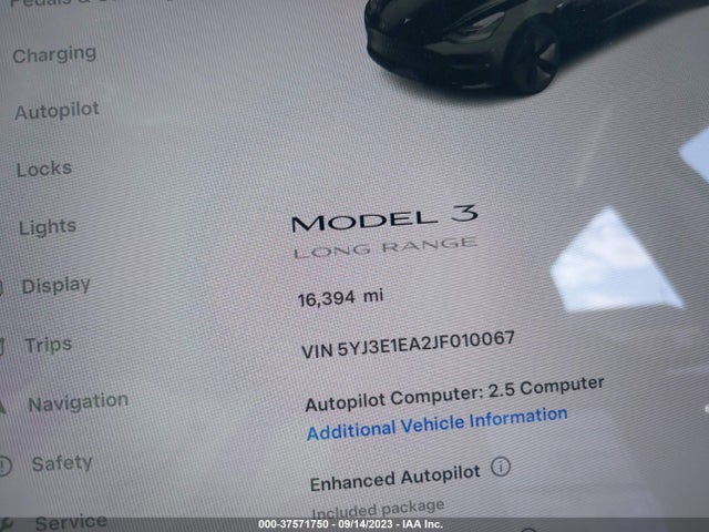 2018 Tesla 3, VIN: 5YJ3E1EA2JF010067