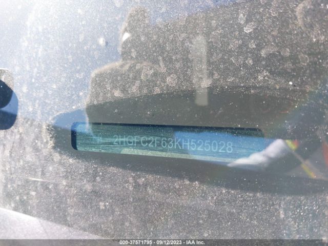 2HGFC2F63KH525028 Honda Civic Sedan Lx