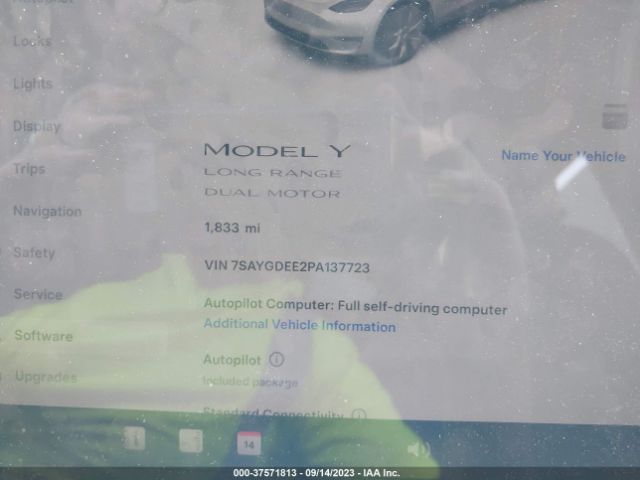7SAYGDEE2PA137723 Tesla Model Y Long Range