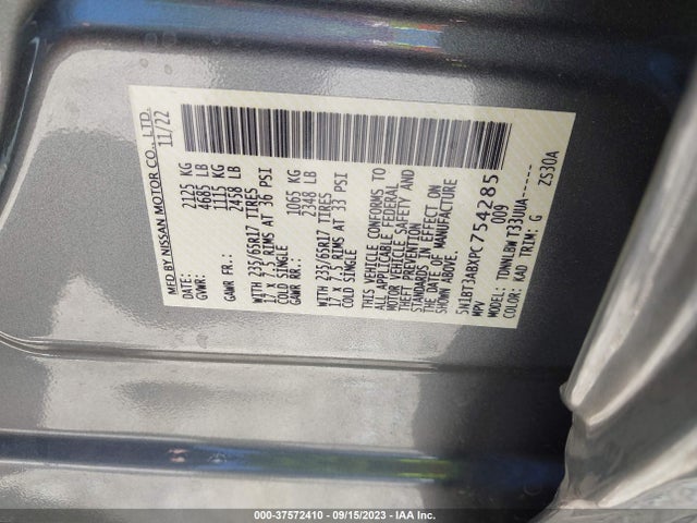 Nissan ROGUE S 2023 5N1BT3ABXPC754285 Image 9