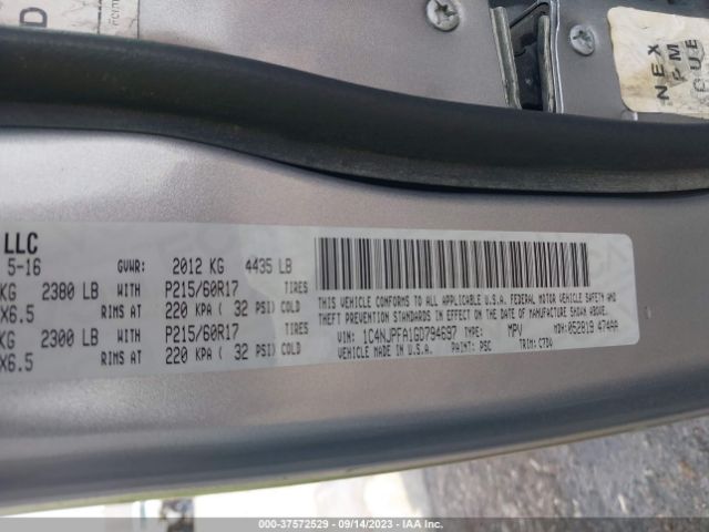 1C4NJPFA1GD794697 Jeep Patriot Latitude