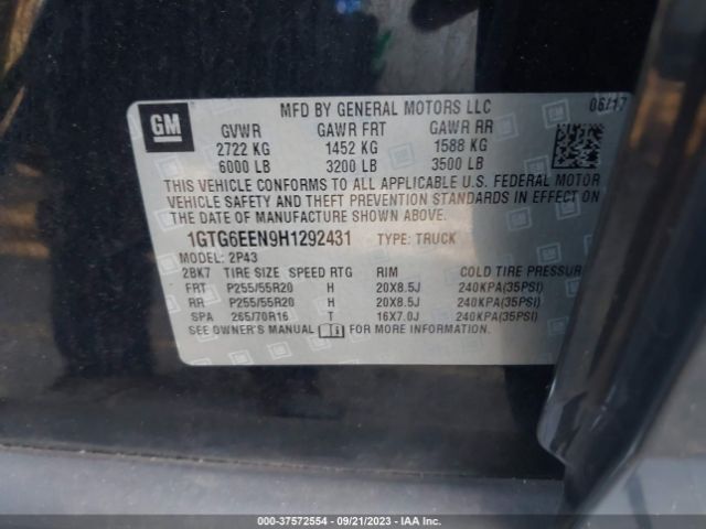 1GTG6EEN9H1292431 GMC Canyon 4wd Denali