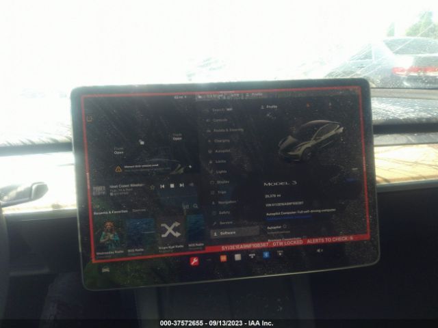 5YJ3E1EA9NF108387 Tesla MODEL 3