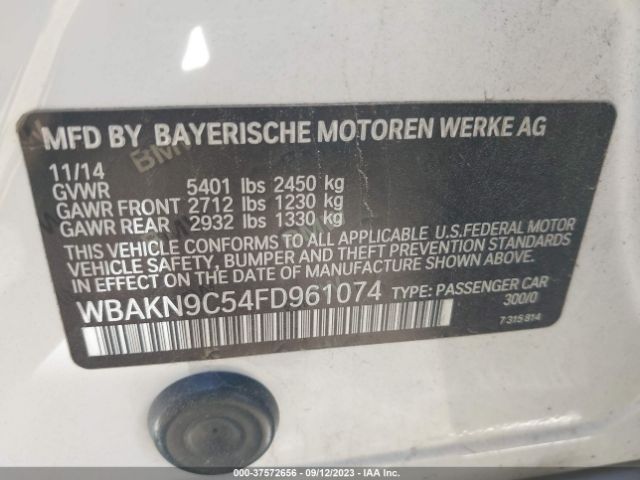 2015 BMW 550I WBAKN9C54FD961074 Photo 8