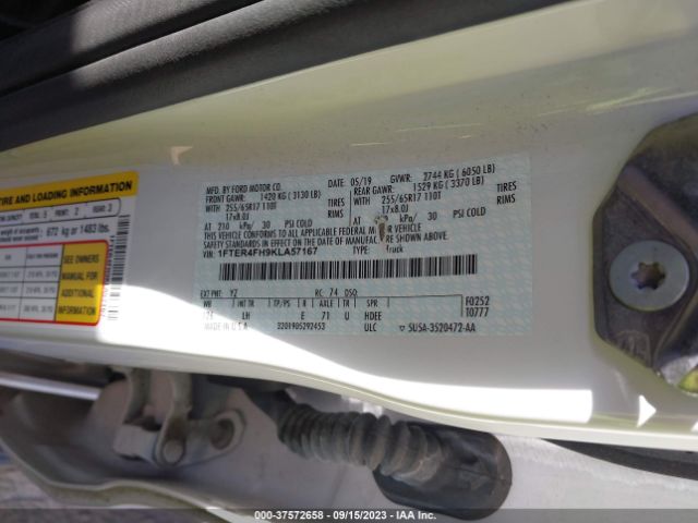 1FTER4FH9KLA57167 Ford Ranger Xl/xlt/lariat
