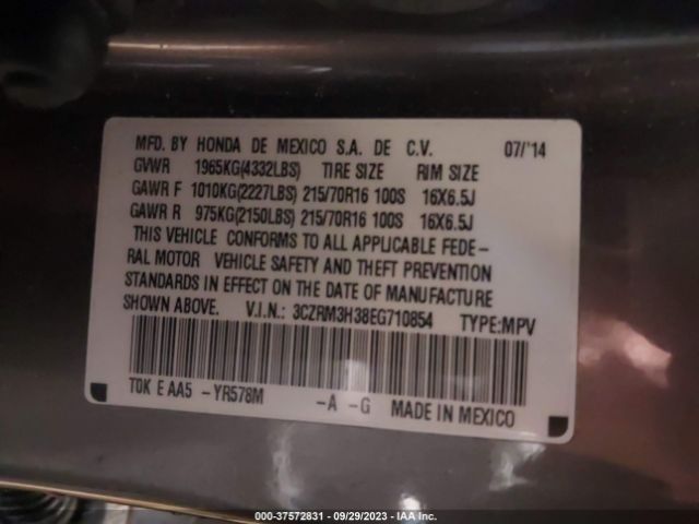 3CZRM3H38EG710854 Honda CR-V LX