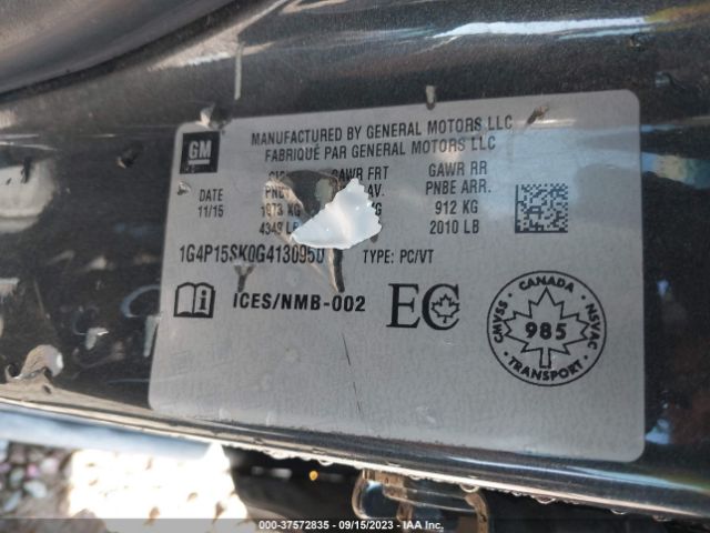 1G4P15SK0G4130950 Buick Verano