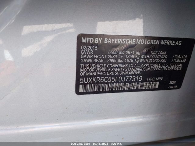 5UXKR6C55F0J77319 BMW X5 Xdrive50i
