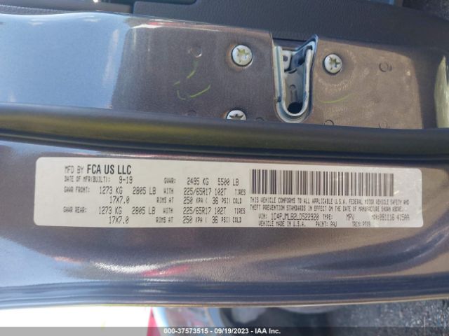 2020 JEEP CHEROKEE 1C4PJMLB2LD522920 Photo 8