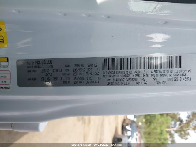 1C4HJXDG1KW528050 Jeep Wrangler Unlimited Sport S