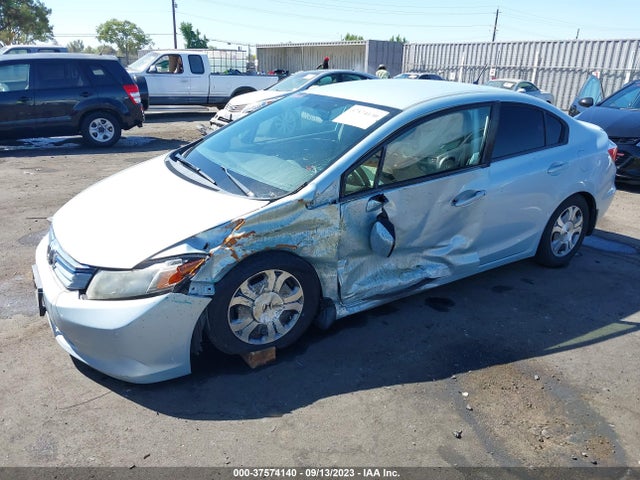 2012 HONDA CIVIC HYBRID VIN: JHMFB4F29CS009632