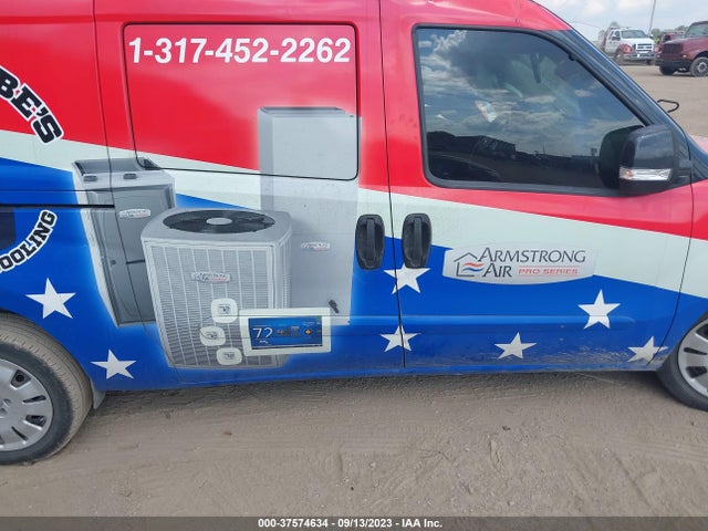 2016 RAM PROMASTER CITY CARGO VAN TRADESMAN SLT VIN: ZFBERFBT3G6A94281