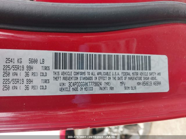 3C4PDDGG0KT779824 Dodge Journey Crossroad