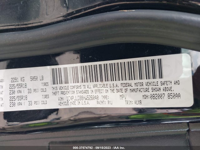Jeep Cherokee Limited 2017 1C4PJLDB8HW526040 Image 9