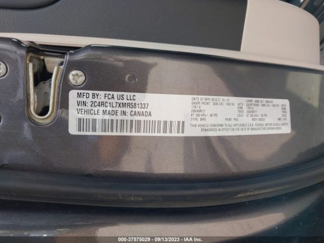 2C4RC1L7XMR581337 Chrysler Pacifica Hybrid Touring L