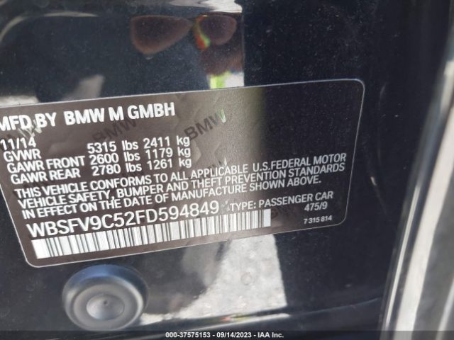WBSFV9C52FD594849 BMW M5