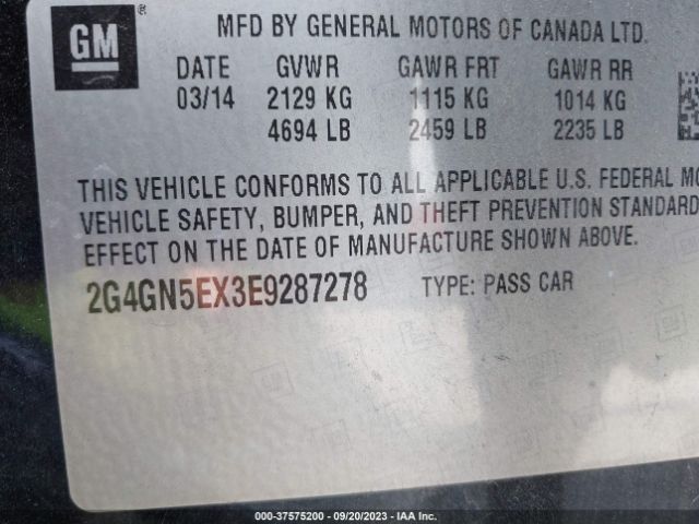 2G4GN5EX3E9287278 Buick Regal Premium I
