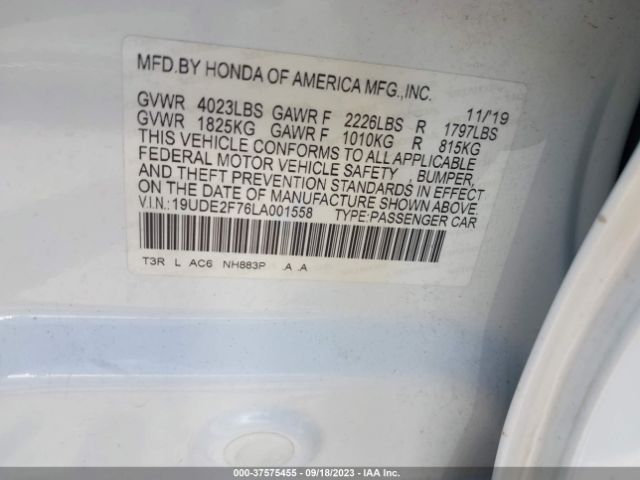 19UDE2F76LA001558 Acura Ilx Pkg