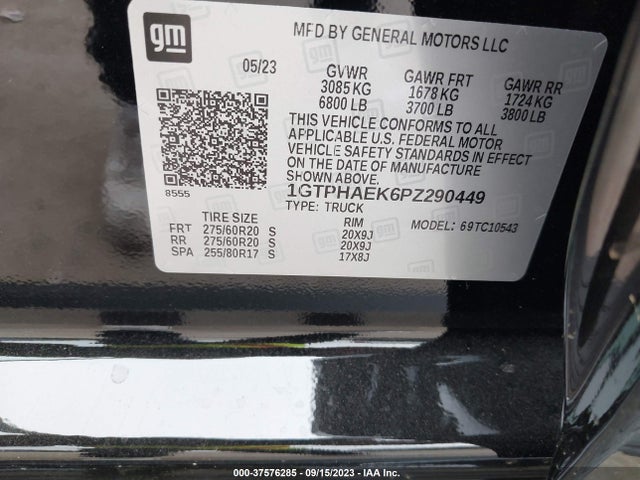 GMC Sierra 1500 Pro 2023 1GTPHAEK6PZ290449 Image 9